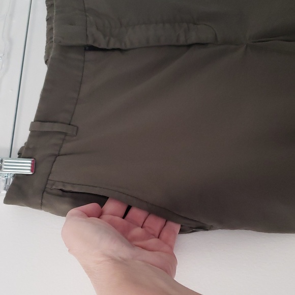 Tommy John Go Anywhere collection jogger pants khaki green size 32/33 - Picture 3 of 12